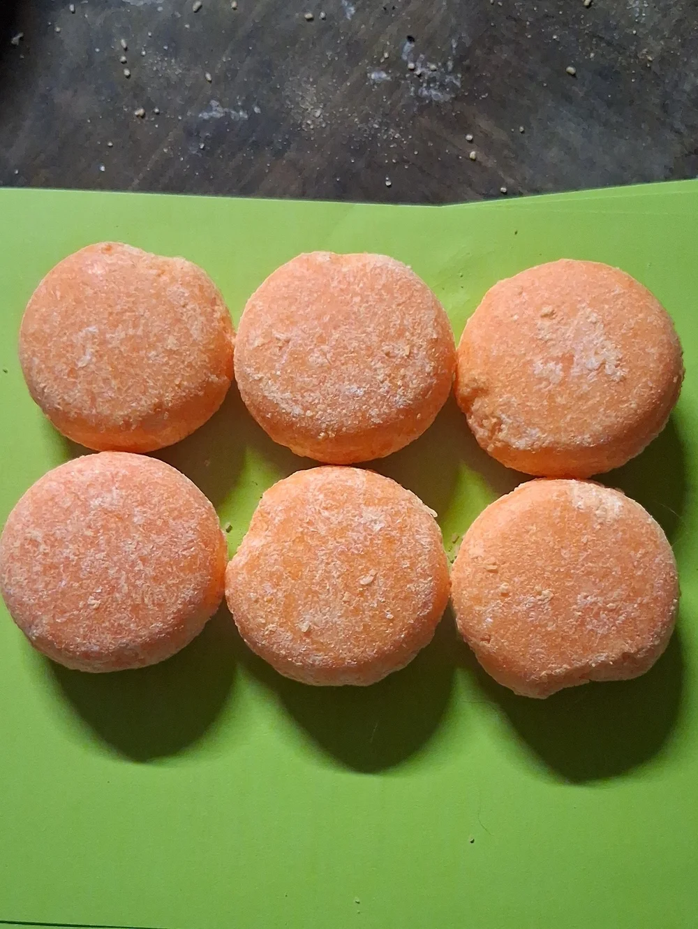 NEW LOT OF 6 Orange  Shampoo Bar - Gentle Hair & Skin Cleanse
